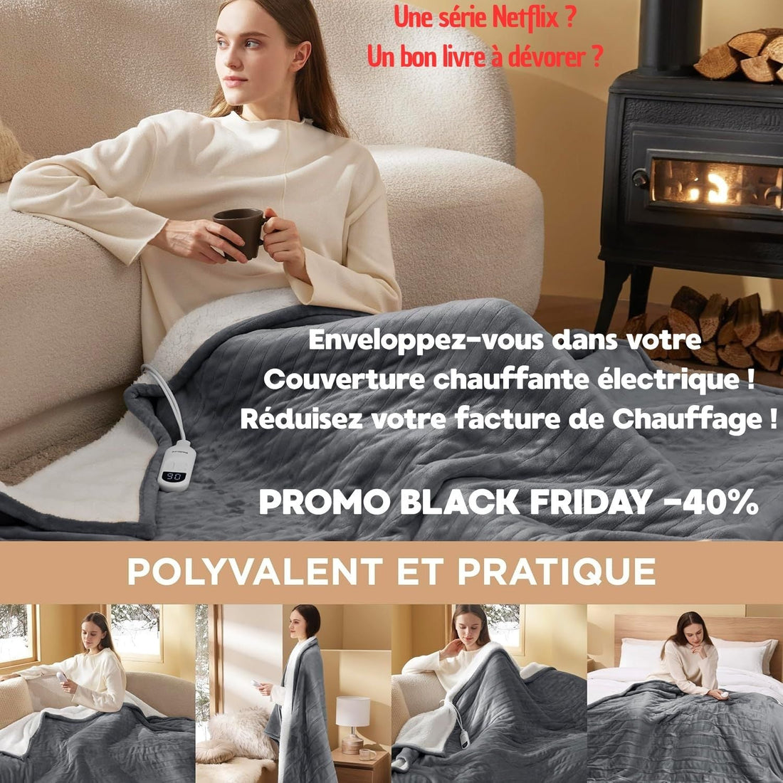 couverture chauffante électrique