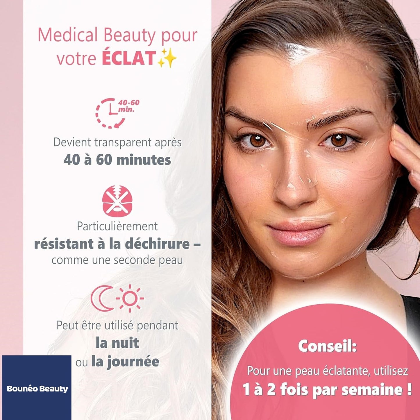 Masque Collagène Visage Bounéo