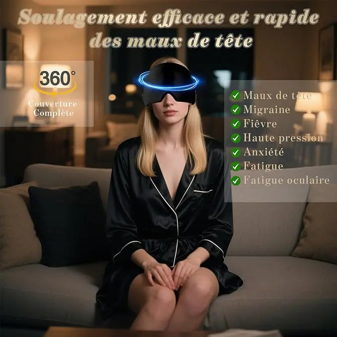 bounéo bonnet froid naturel anti stress anti migraine miracle soulagement des maux de tête