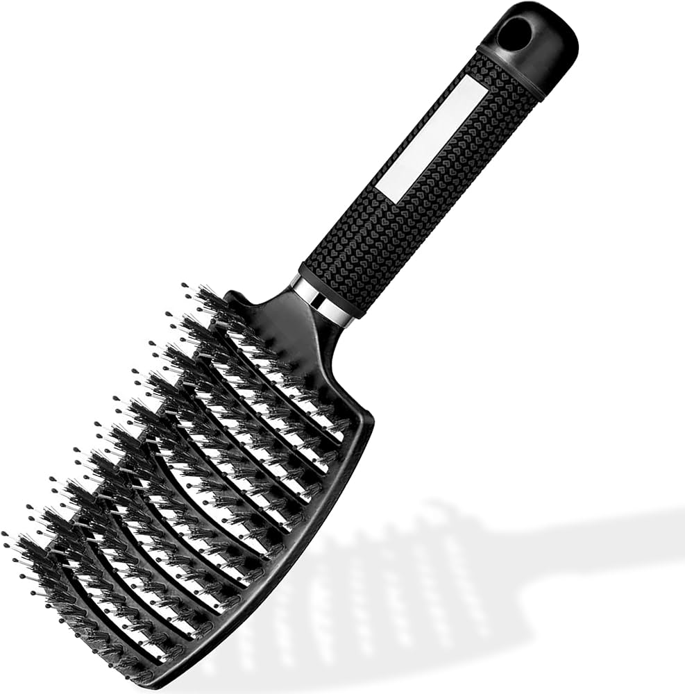 Brosse à cheveux démêlante magique brushing pour tous types de cheveux Bounéo