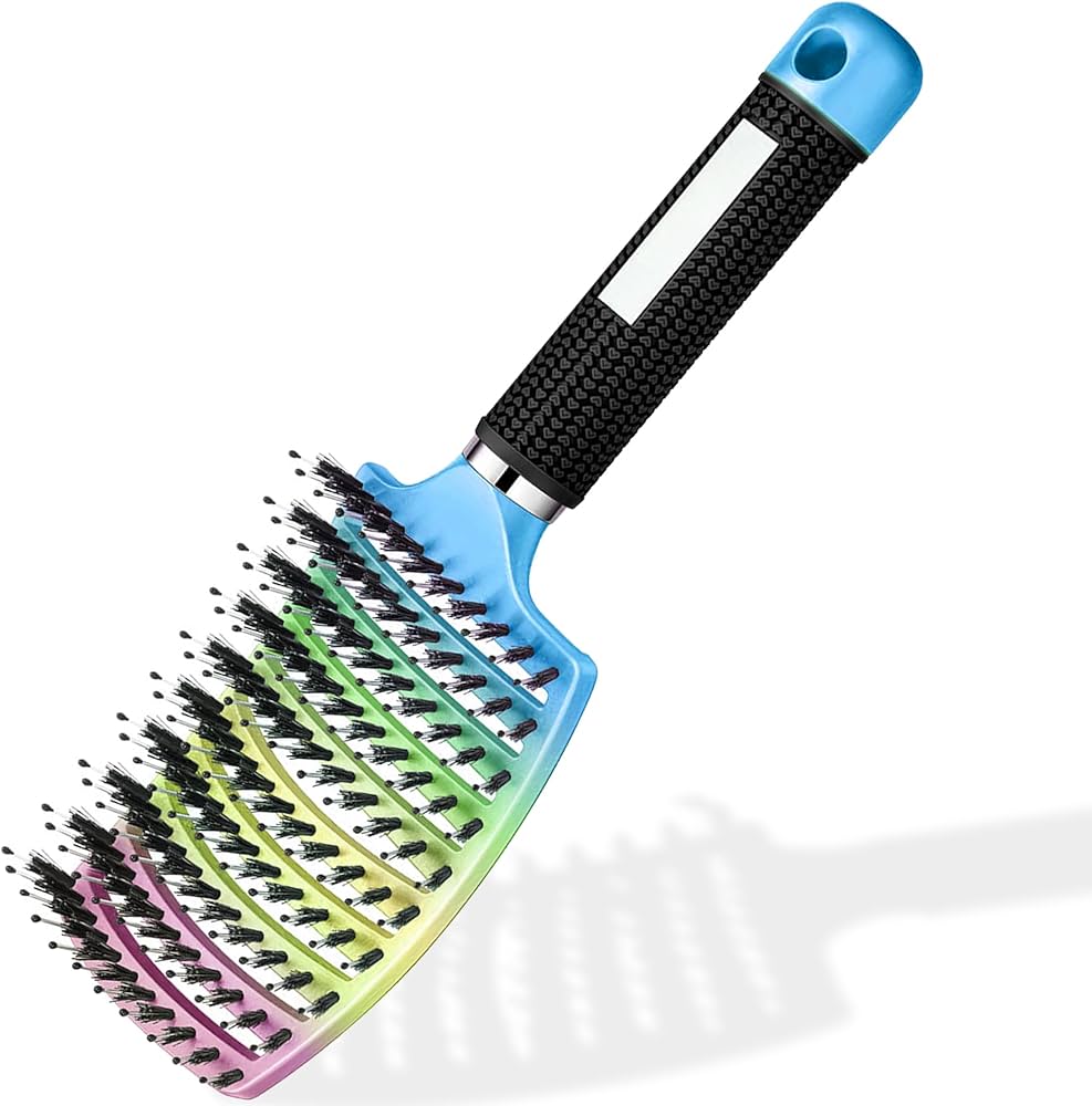 Brosse à cheveux démêlante magique brushing pour tous types de cheveux Bounéo