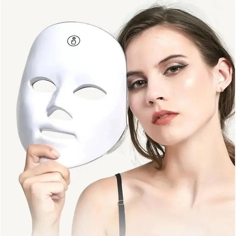 Masque LED Visage Thérapie Professionnelle — Anti-âge & Anti-imperfections (Sans fil, App) Bounéo