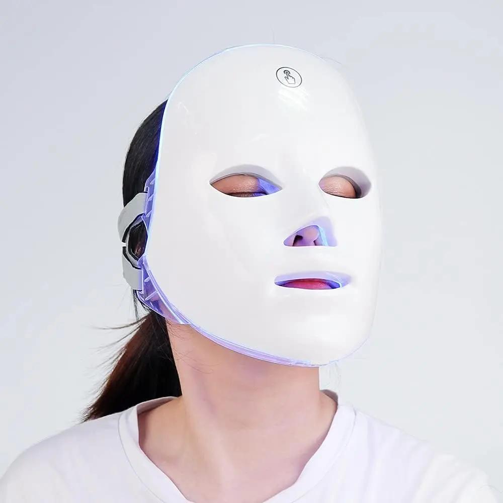 Masque LED Visage Thérapie Professionnelle — Anti-âge & Anti-imperfections (Sans fil, App) Bounéo