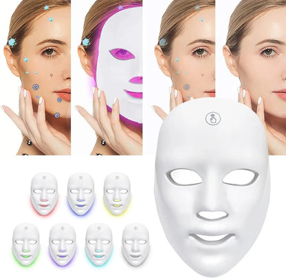 Masque LED Visage Thérapie Professionnelle — Anti-âge & Anti-imperfections (Sans fil, App) Bounéo