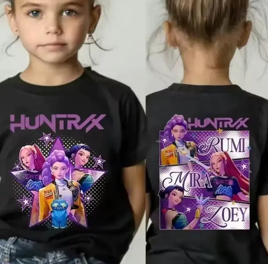 Sweat K-pop Demon Hunter Huntrix à capuche – Hoodie Streetwear pour Fans de K-Pop pour enfants Bounéo
