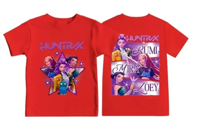 Sweat K-pop Demon Hunter Huntrix à capuche – Hoodie Streetwear pour Fans de K-Pop pour enfants Bounéo