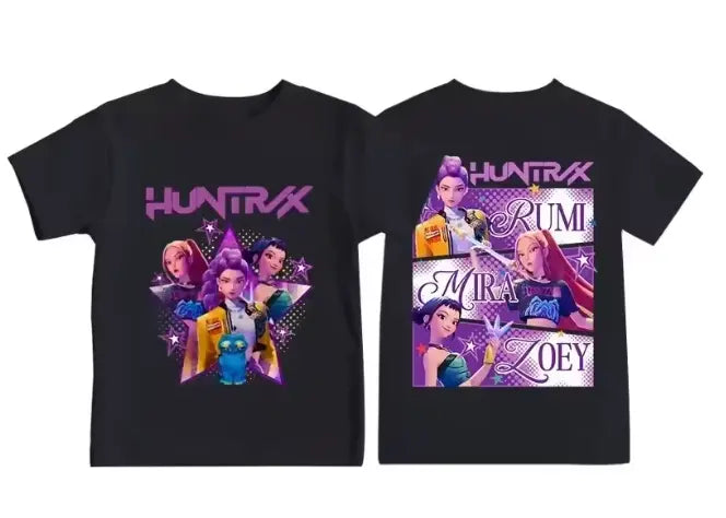 Sweat K-pop Demon Hunter Huntrix à capuche – Hoodie Streetwear pour Fans de K-Pop pour enfants Bounéo