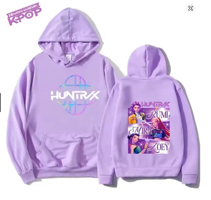 Sweat à Capuche KPop Demon Hunter Huntrix – Hoodie Streetwear pour Fans de K-Pop Bounéo