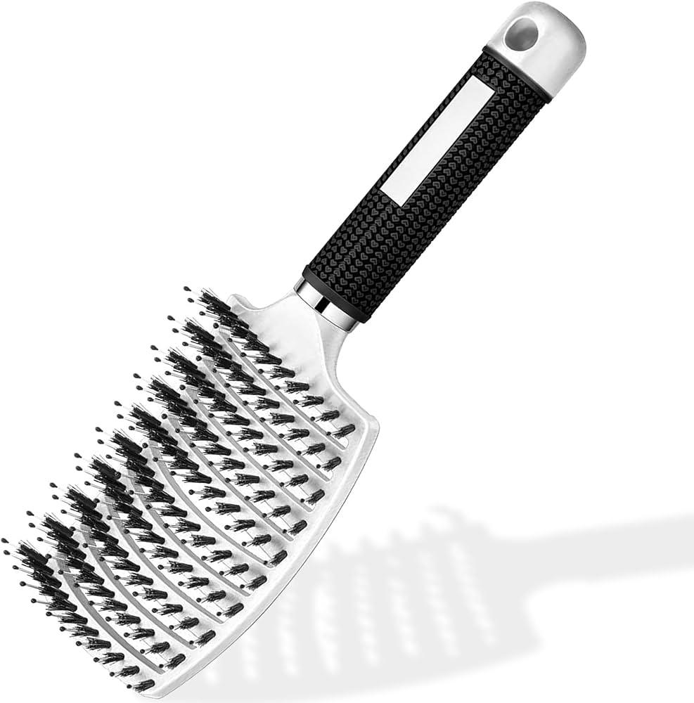 Brosse à cheveux démêlante magique brushing pour tous types de cheveux Bounéo