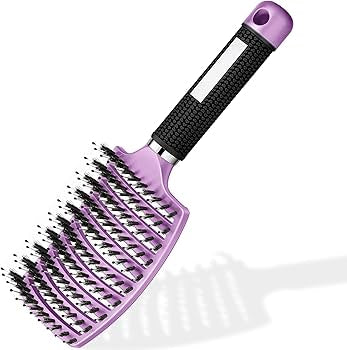 Brosse à cheveux démêlante magique brushing pour tous types de cheveux Bounéo
