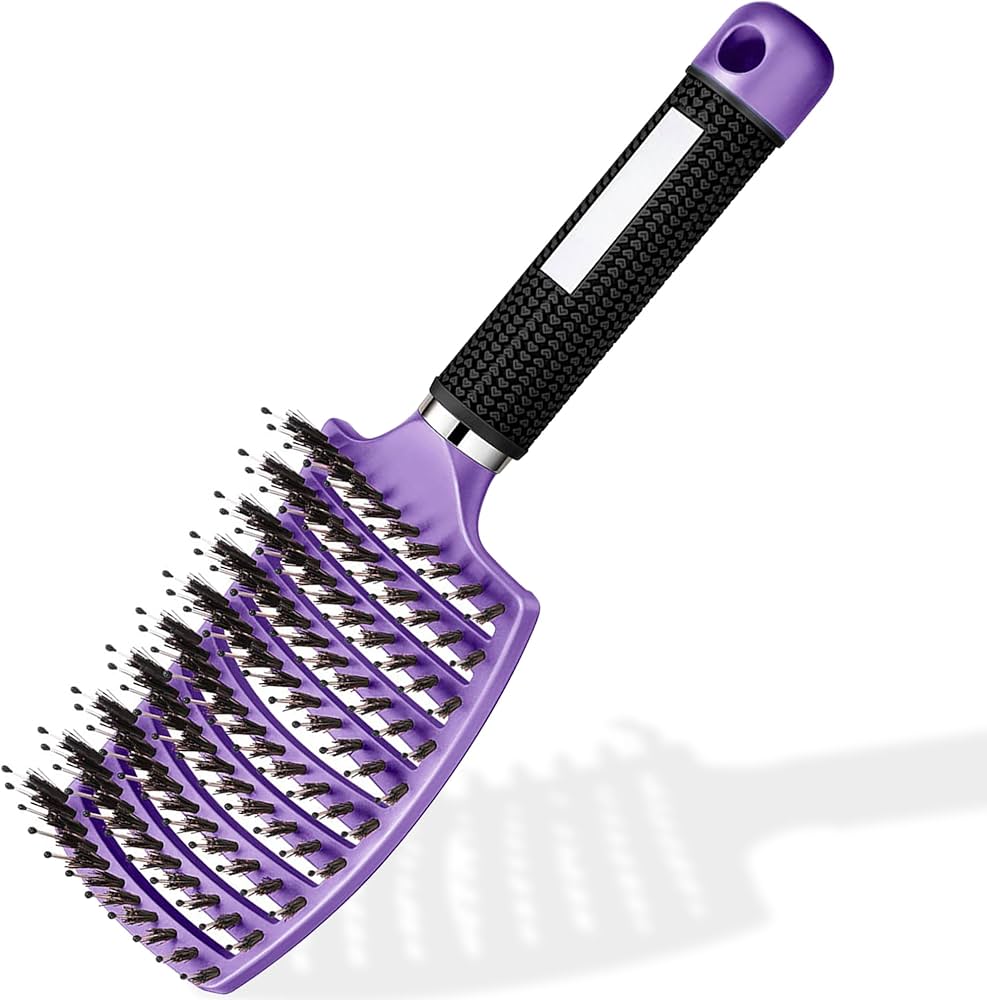 Brosse à cheveux démêlante magique brushing pour tous types de cheveux Bounéo